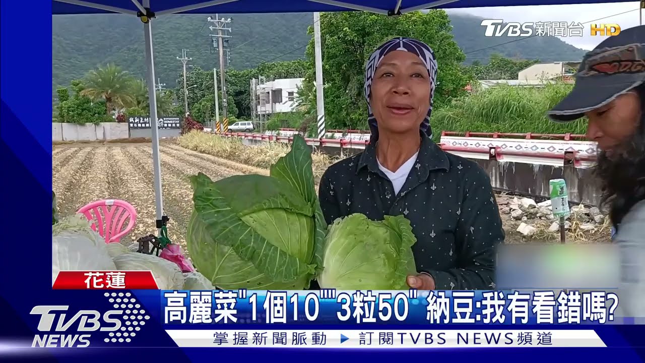 高麗菜「1個10」、「3粒50」 納豆:我有看錯嗎?