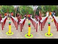 Tire Throwing Fun Who Will Break The Pot Tower Village Challenge