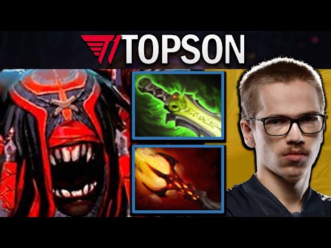 Bloodseeker Dota 2 Gameplay T1.Topson with Ethereal and Dagon 5