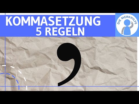 Comma placement - 5 comma rules - The comma in German simply explained - Punctuation