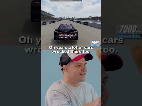 getting gaming tips from a real NASCAR driver 😌