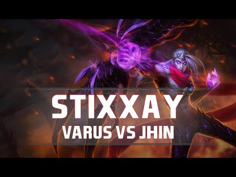 Stixxay as Varus vs Jhin - S8 ADC Ranked Gameplay