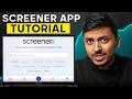 Don T Just Watch The Screener App Learn To Understand It Complete Fundamental Analysis Guide