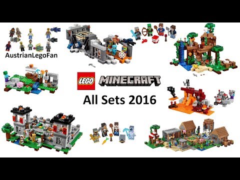 Lego Minecraft 2016 Compilation of all Sets