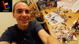 OUR CHRISTMAS EVE LEGO BUILD!  LEGO Creator Winter Village Fire Station 10263
