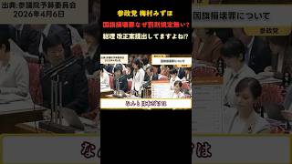 国旗損壊罪になぜ罰則規定がないのか？#参政党 #高市早苗 #政治
