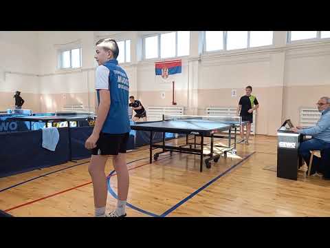 Milos Velinovic(STK "Belo Polje")- Miljan Ilijev(STK "Mladost" Bosilegrad)-3:2