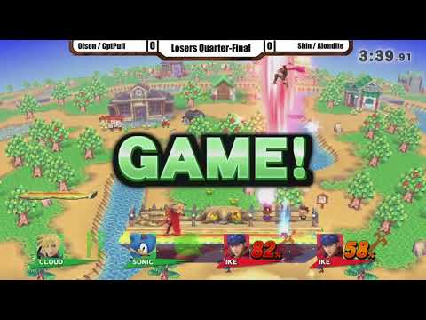 BSG Barrel Bash 3 (Smash 4 Doubles) - Olson & CptPuff vs Shin & Alondite