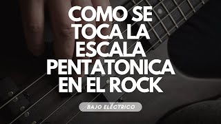 ¿Como utilizar la escala pentatónica en el rock?