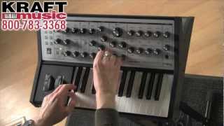 Kraft Music - Moog Sub Phatty Demo with Jake Widgeon