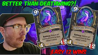 EASY 12 WINS?! Twilight Mistress Is Actually INSANE - HEARTHSTONE ARENA