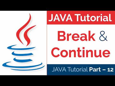 Java Tutorial Part 12 How To Use Break Continue In Java