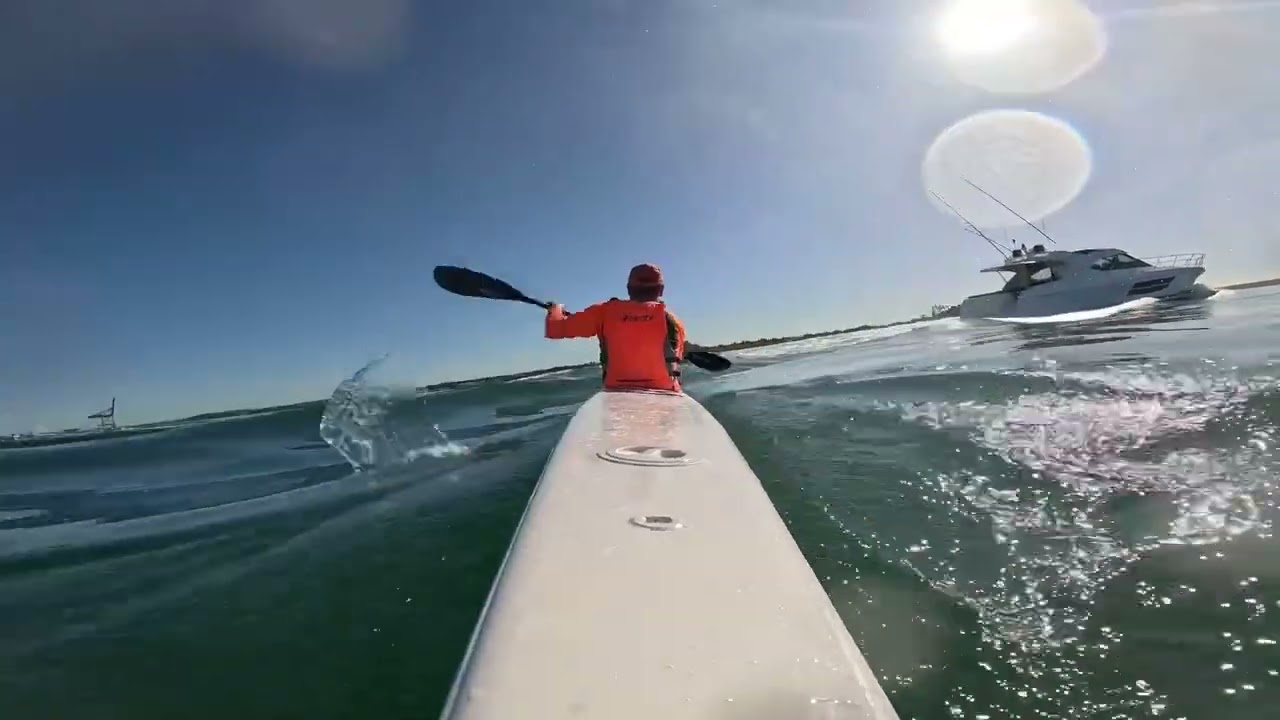 Nice day out - Epic V10L & Fenn Bluefin S surfskis