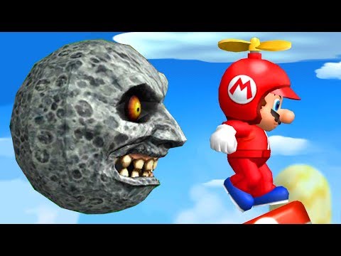What happens if Giant Majoras Moon catches Mario?