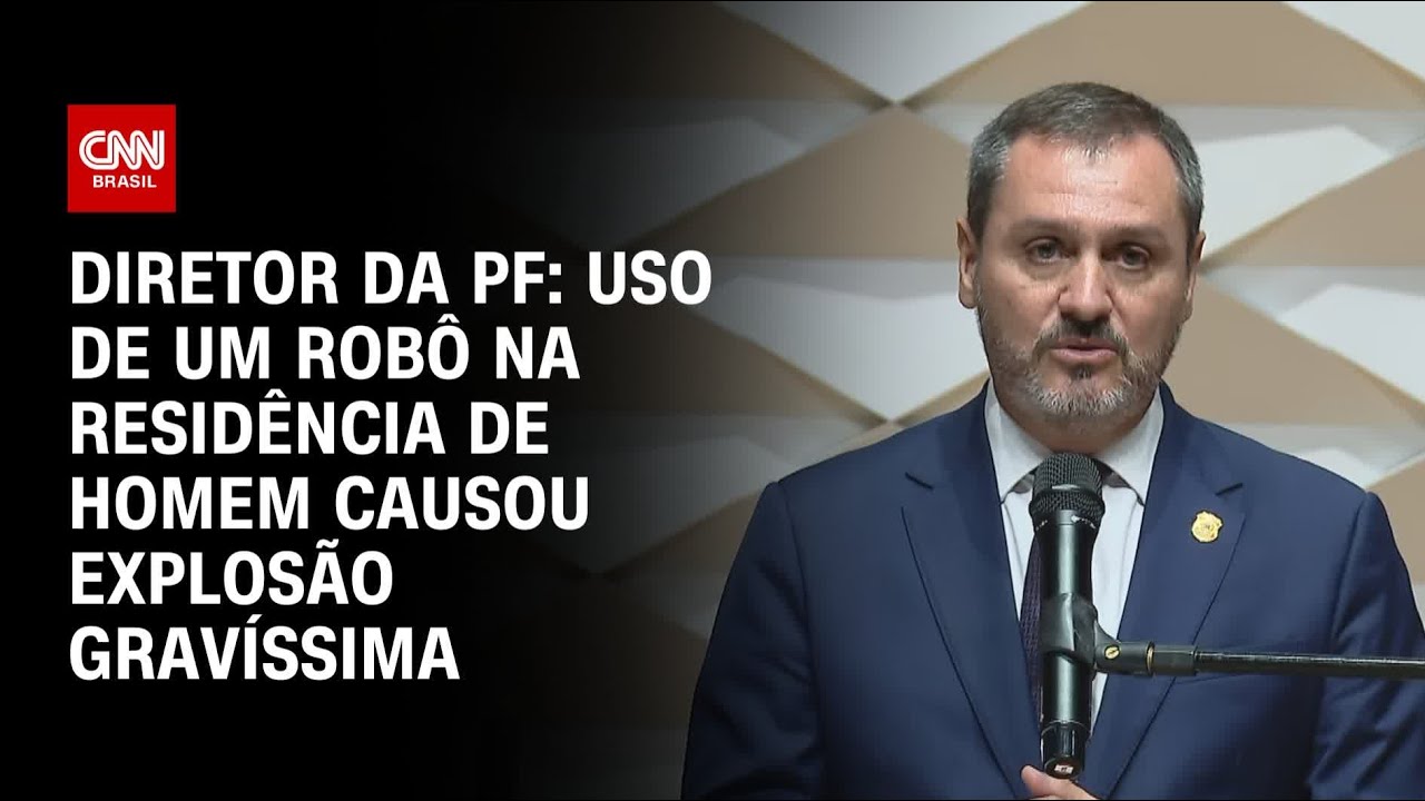 Diretor da PF: Uso de um robô na residência de homem causou explosão gravíssima | BASTI