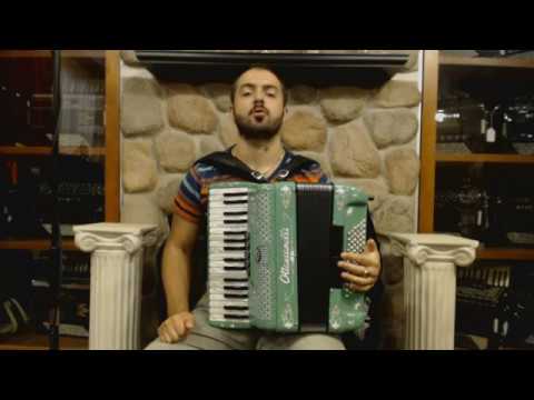 OTTAAERI72GS - NEW Green Sparkle Ottavianelli Aero I Piano Accordion LMM 34 72 $3499