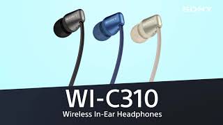 Video thumbnail for WI-C310 Wireless In-ear Headphones by Sony India