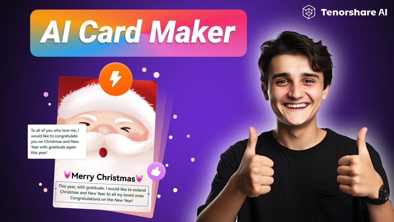Create Free AI-Generated Christmas & New Year Cards Online in Minutes | AI card generator