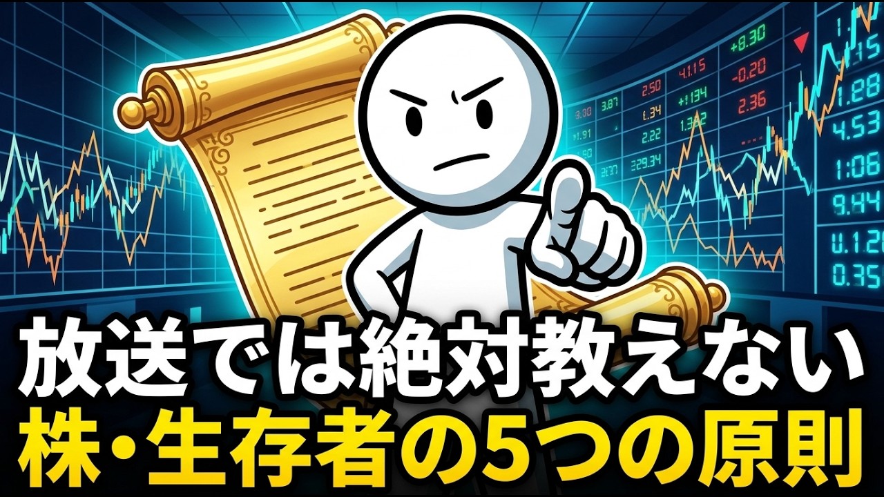 テレビでは絶対に教えてくれない…株式で生き残る人々の隠された5つの原則（あなただけが知らない）