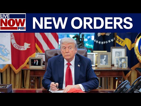 Video | President Trump signs executive orders in Oval Office  | LiveNOW from FOX