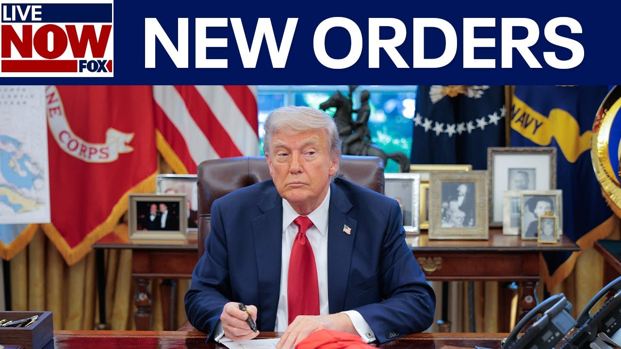 President Trump signs executive orders in Oval Office  | LiveNOW from FOX