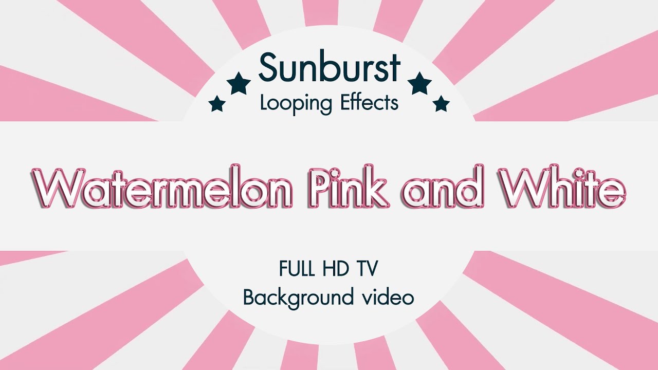Pink Background Video : Sunburst Loop Effect