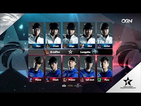 EMF vs LZ Game 1 Highlights - E-MFIRE vs LONGZHU GAMING - LCK Week 4 - SPRING 2016