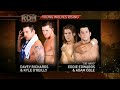 Davey Richards Kyle O Reilly Vs Eddie Edwards Adam Cole ROH YOUNG WOLVES RISING 2012