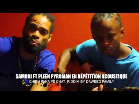 SAMORI ET PLEEN PYROMAN  CHIEN PAKAFÈ CHAT