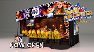 preview picture of video 'XD Dark Ride - Now Open - Wilsonville Family Fun Center'