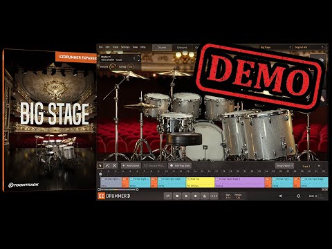 Toontrack EZDrummer 3 Big Stage EZX Audio Demo
