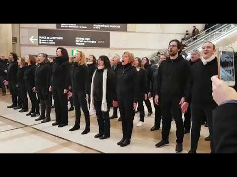 Flashmob chorale Voix Music Z'ac - Forum des Halles Paris