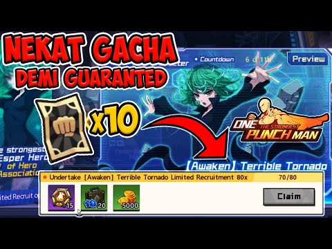 HASILNYA DILUAR DUGAAN CUY 😱 | GACHA GAMBLING TATSUMAKI V2 🔥| One Punch Man The Strongest