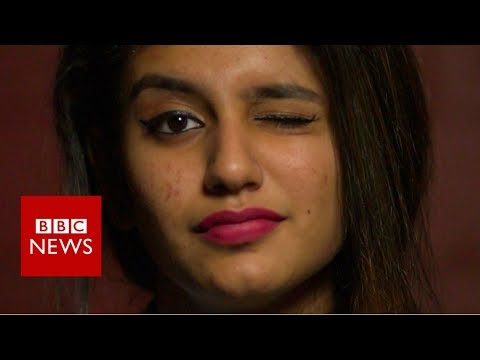 Priya Varrier: The actress whose wink stopped India - BBC News