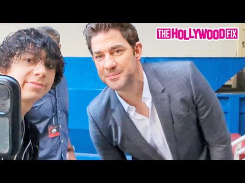 John Krasinski From 'The Office' Is Asked About Jerry Springer's Passing While Arriving At Cinemacon