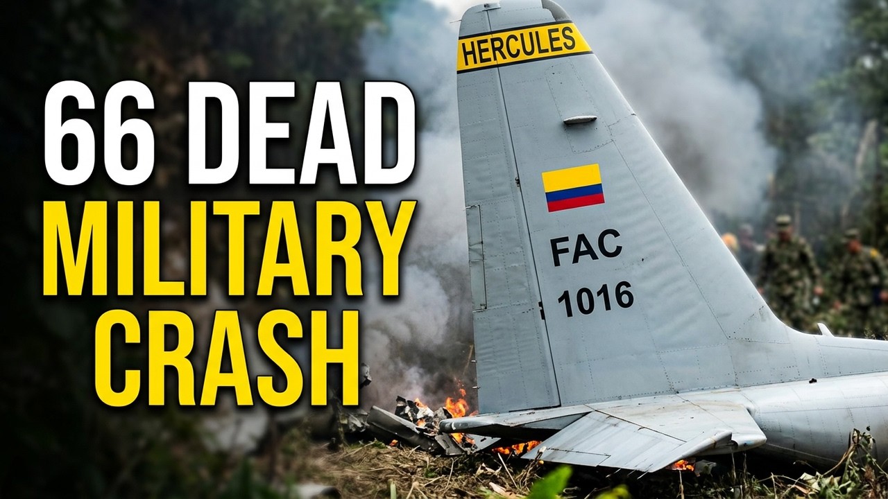 கொலம்பியாவில் கோர விபத்து: 125 பேருடன் சென்ற ராணுவ விமானம் விழுந்து நொறுங்கியதில் 66 பேர் பலி!