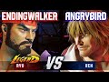 SF6 ▰ ENDINGWALKER (Ryu) vs ANGRYBIRD (Ken) ▰ High Level Gameplay