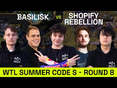 BASILISK VS Shopify Rebellion | WTL Summer Round 8 | Starcraft 2