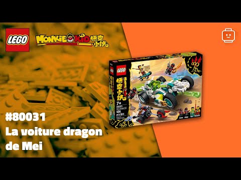 Vidéo LEGO Monkie Kid 80031 : La voiture dragon de Mei