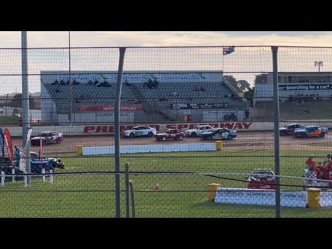 Modified Sedans Heat 2 VMPA Round 4 Premier Speedway Warrnambool 21/02/2025