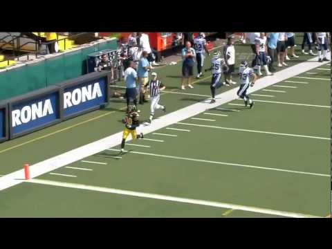 CFL Chris Williams Sets Return Touchdown Record - September 3, 2012