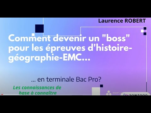 révisions histoire en terminale BAC PRO