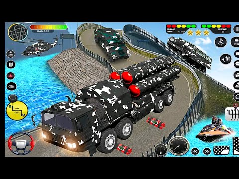 US Army vehicle Cargo Transport Game || Military Truck Transport 3D gameplay