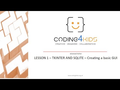 Tkinter and Sqlite - Contact List App -  Lesson 1 Creating the GUI