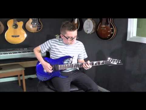 Andrew Jones playing a Rock Ballad Guitar Solo using the Am Scale.