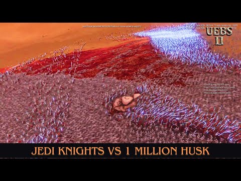 1 Million Husk Vs 20,000 Jedi Knights | Ultimate Epic Battle Simulator 2 | UEBS 2