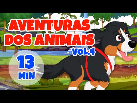 Aventura dos Animais Vol. 4 - Giramille 13 min | Desenho Animado Musical