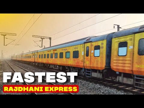 fastest rajdhani express in india*fastest rajdhani express*top 10 fastest rajdhani express*rajdhani