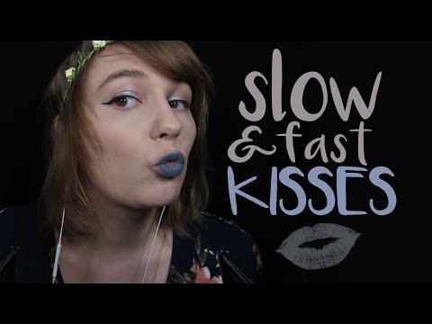 ASMR Slow & Fast Kisses (Binaural)
