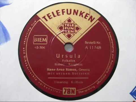 Hans-Arno Simon Ursula SEHR LUSTIGER TEXT Kleinkunst-Perle ! 50er Jahre Schlager